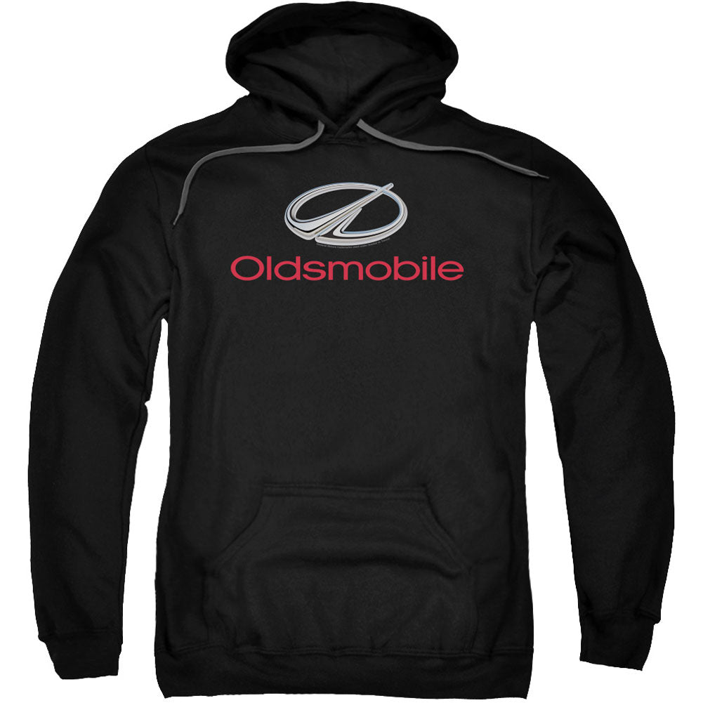 Oldsmobile Modern Logo Adult 25% Poly Hooded Sweatshirt