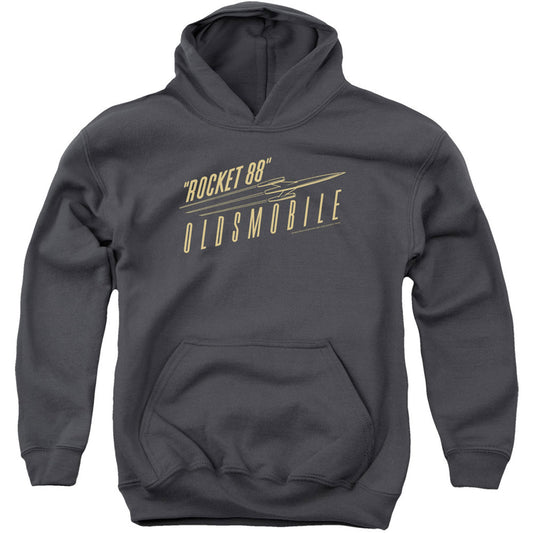 Oldsmobile Retro 88 Youth 50% Poly Hooded Sweatshirt