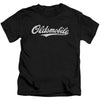 Oldsmobile Cursive Logo Juvenile Childrens T-shirt