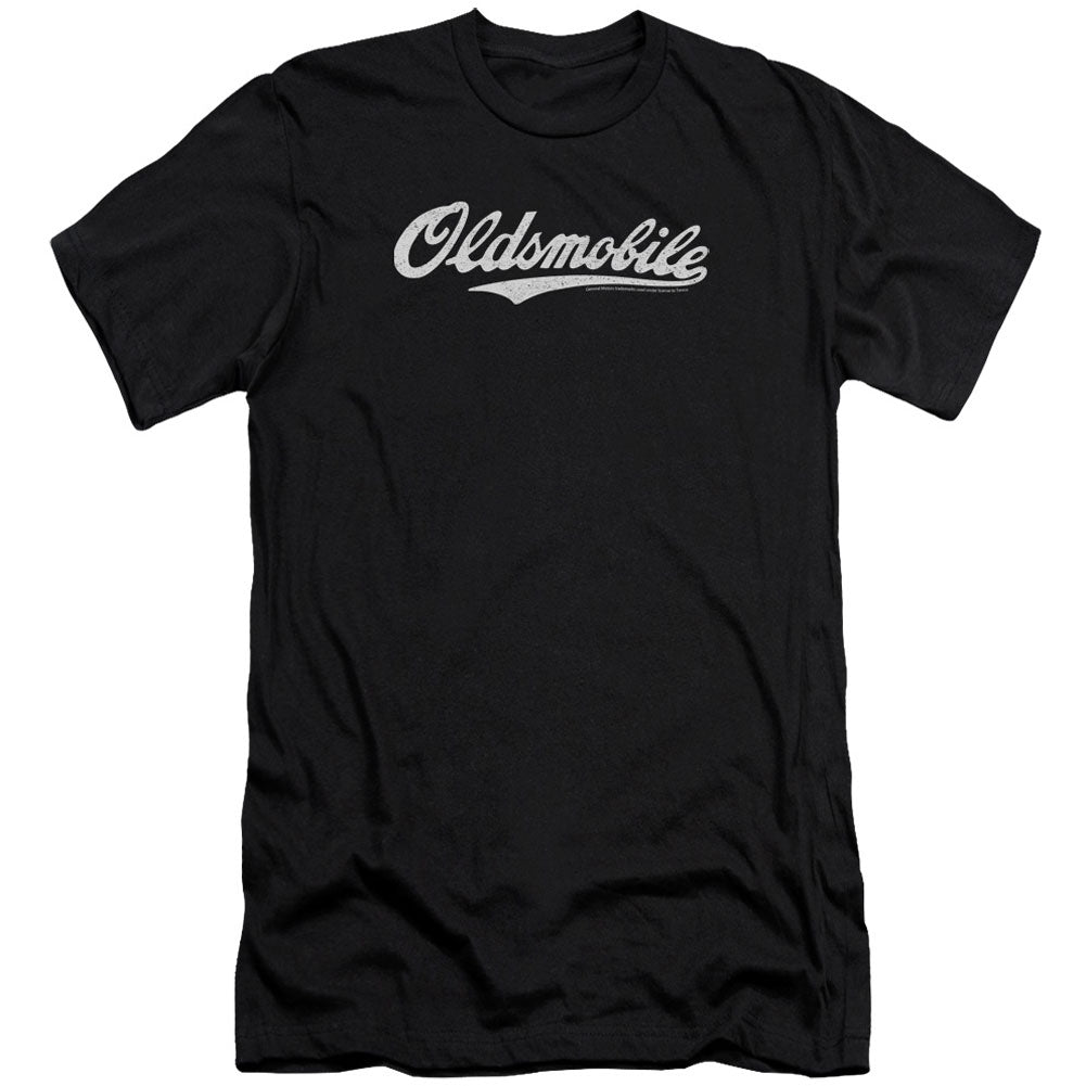 Oldsmobile Oldsmobile Cursive Logo Adult Slim Fit Slim Fit T-shirt