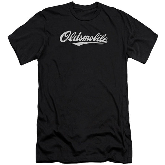 Oldsmobile Oldsmobile Cursive Logo Adult Slim Fit Slim Fit T-shirt