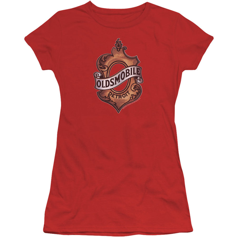 Detroit Emblem Cap Sleeve Junior Top