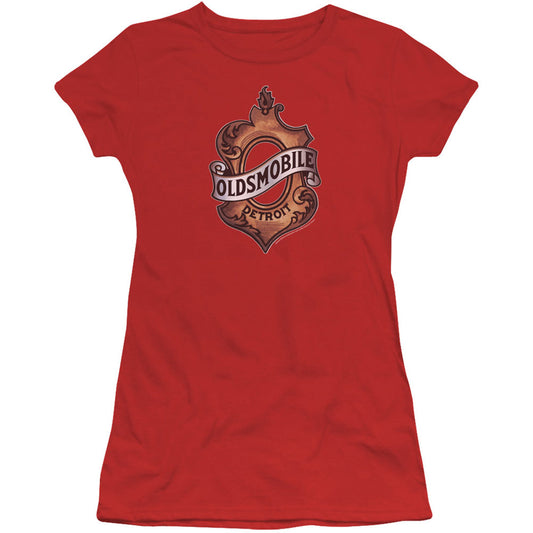 Detroit Emblem Cap Sleeve Junior Top