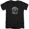 1930s Crest Emblem Adult V-Neck Slim Fit T-shirt