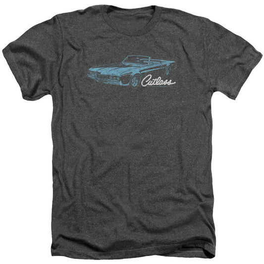 Oldsmobile 68 Cutlass Adult Heather 40% Poly T-shirt
