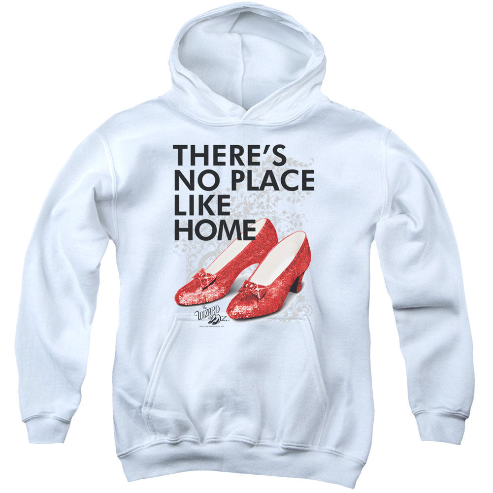 Wizard Of Oz No Place Like Home Youth 50% Poly Hooded Sweatshirt