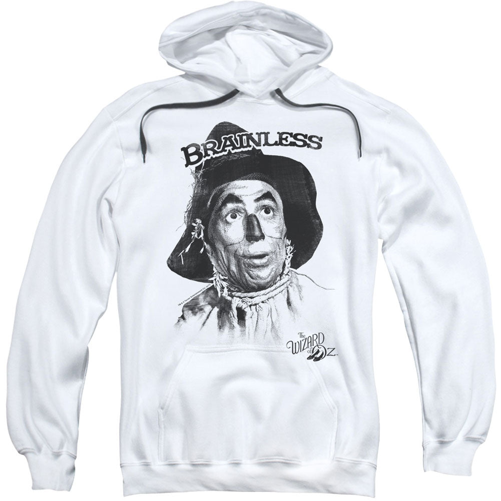 Wizard Of Oz Brainless Adult 25% Poly Hooded Sweatshirt