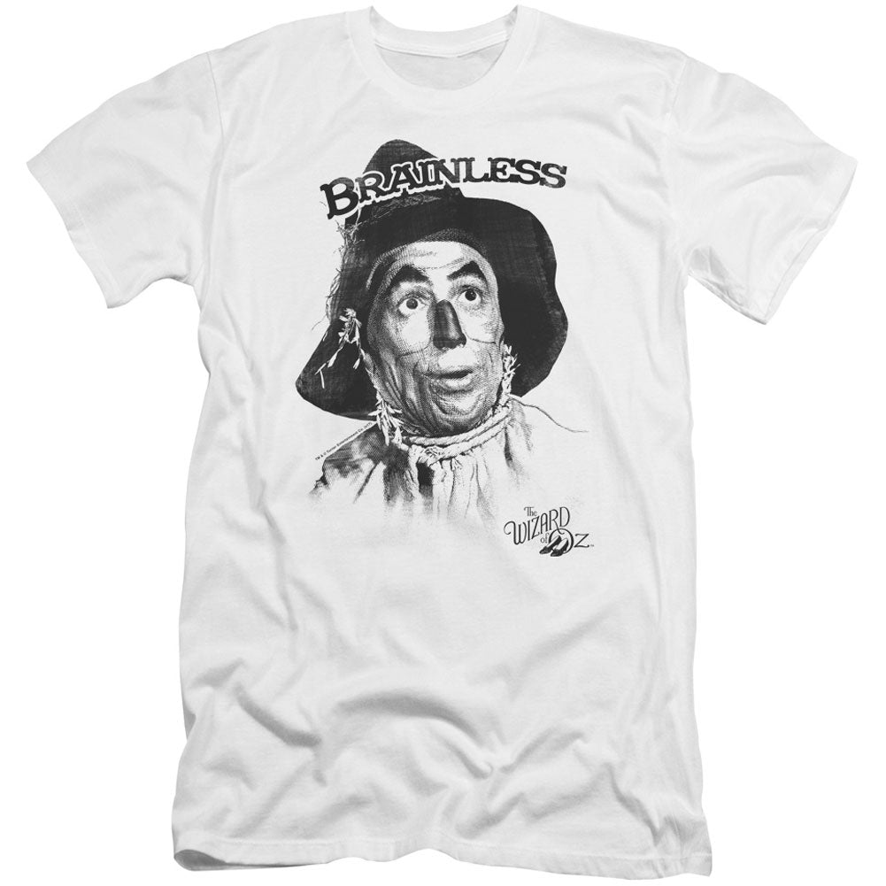 Wizard Of Oz Brainless Premium Canvas Brand Slim Fit T-shirt