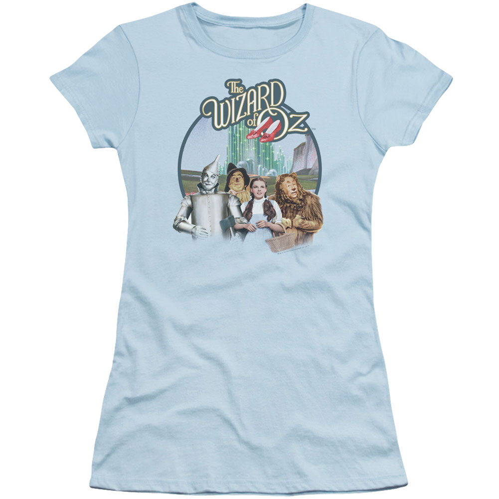 Were Off To See Wizard Cap Sleeve Junior Top