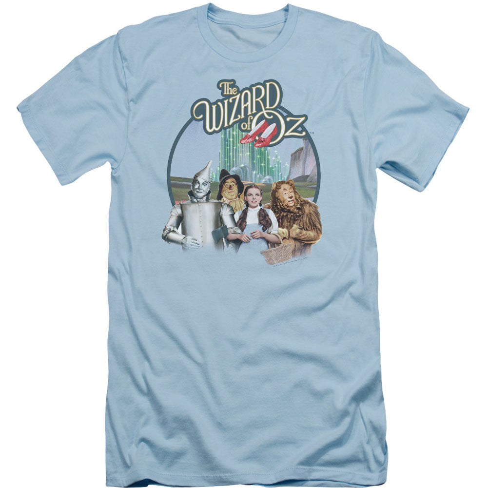 Wizard Of Oz Were Off To See Wizard Adult Slim Fit Slim Fit T-shirt