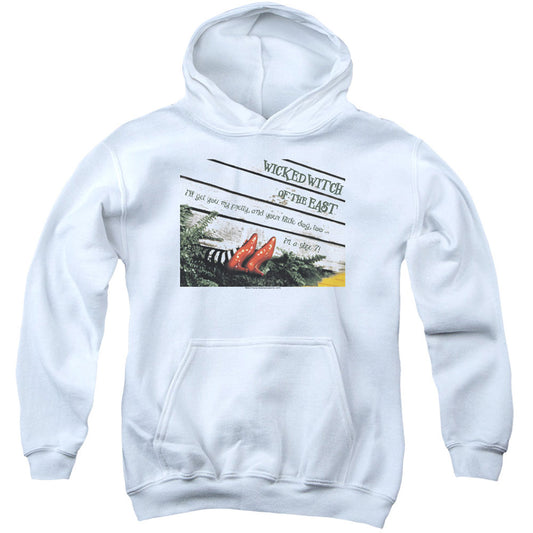 Wizard Of Oz Size 7 Youth 50% Poly Hooded Sweatshirt