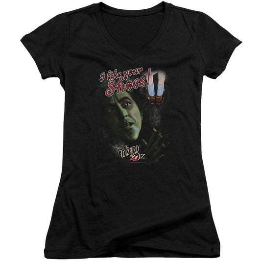 I Like Your Shoes V-Neck Junior Top