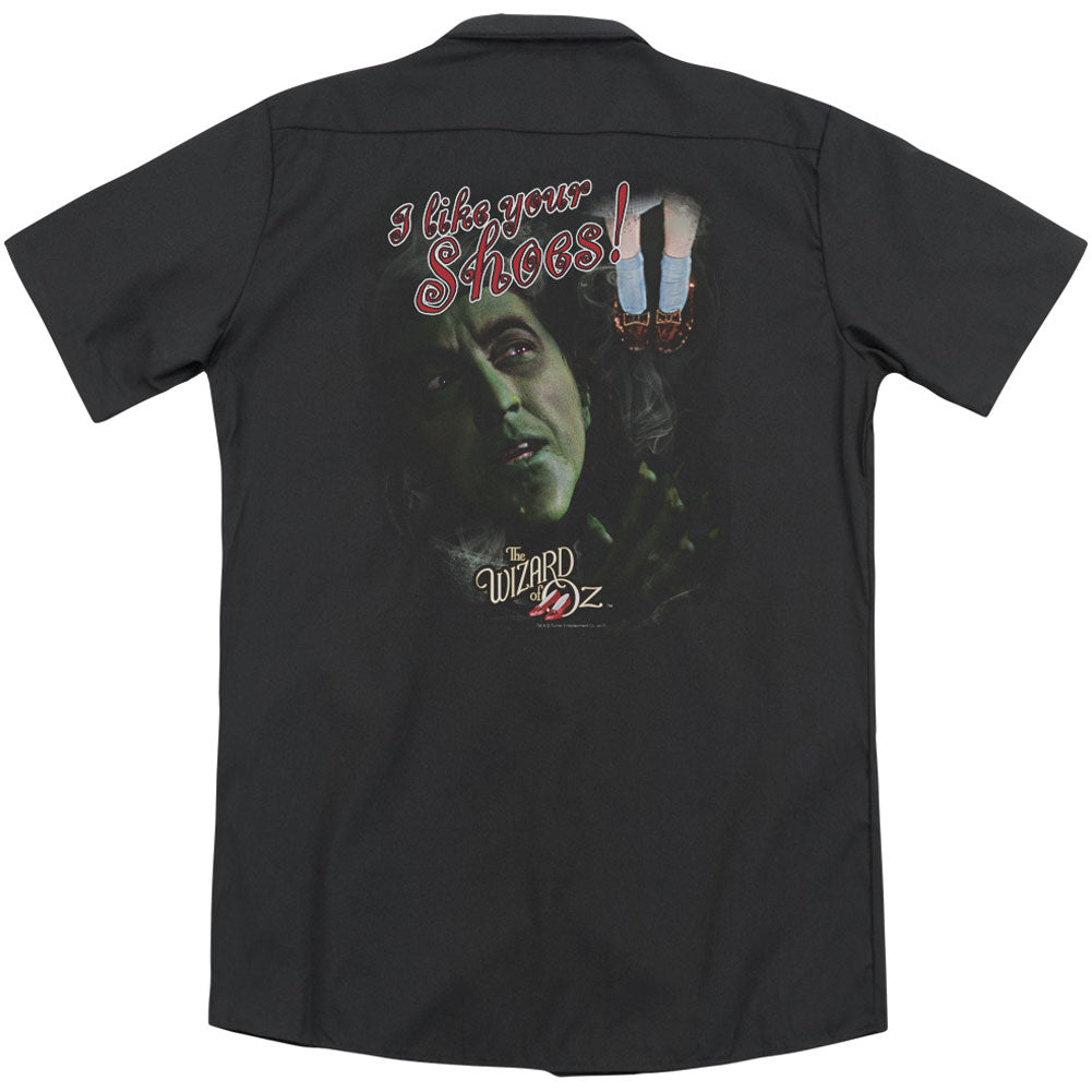 Wizard Of Oz I Like Your Shoes (Back Print) Workshirt