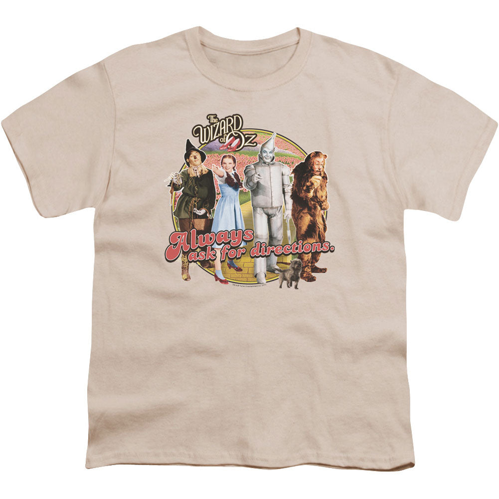 Wizard Of Oz Directions Youth T-shirt