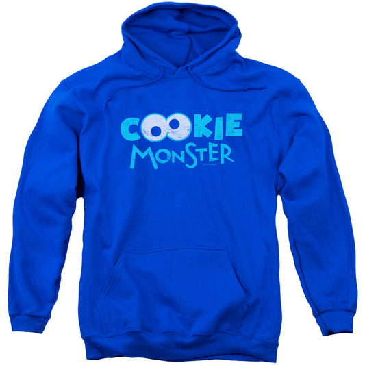 Sesame Street Cookie Eyes Adult 25% Poly Hooded Sweatshirt