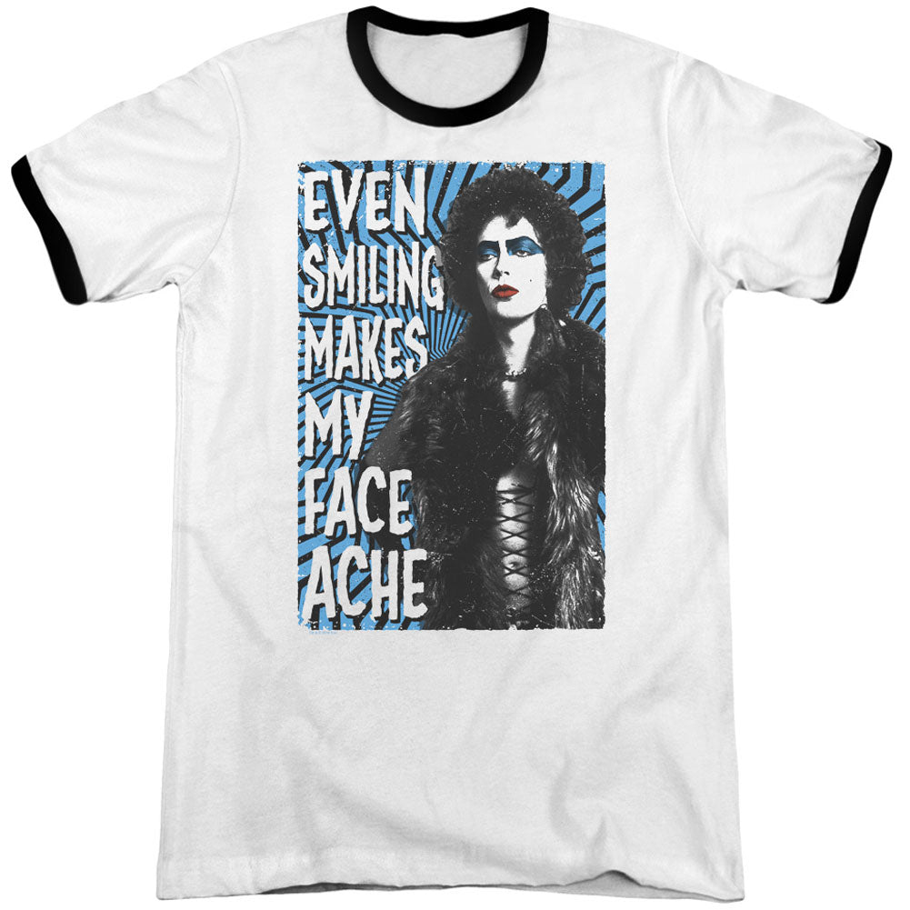 Rocky Horror Picture Show Face Ache Adult Ringer T-shirt