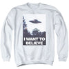 Believe Poster Adult Sweatshirt