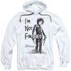 Not Finished Adult 25% Poly Hooded Sweatshirt