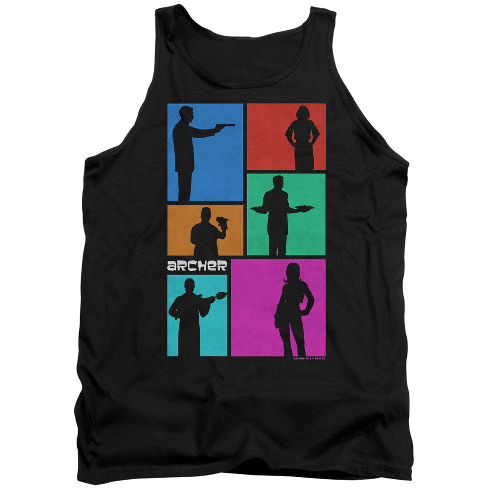 Silhouettes Mens Tank
