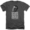 Game Over Man Adult Heather 40% Poly T-shirt