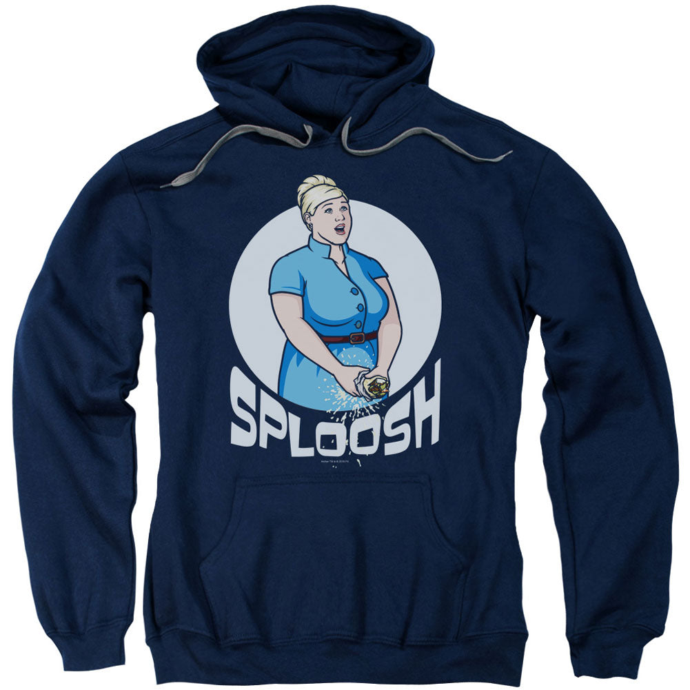 Archer Sploosh Adult 25% Poly Hooded Sweatshirt