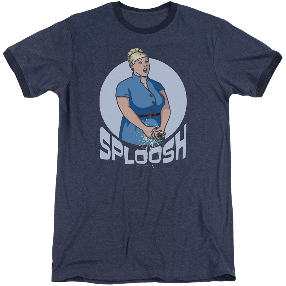 Archer Sploosh Adult Ringer T-shirt