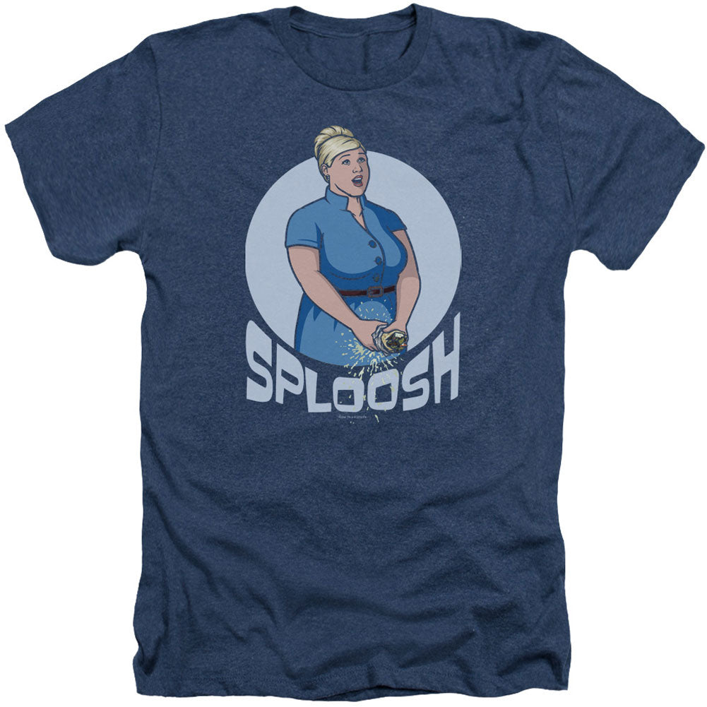 Archer Sploosh Adult Heather 40% Poly T-shirt