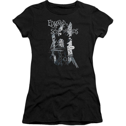 Hello Cap Sleeve Junior Top