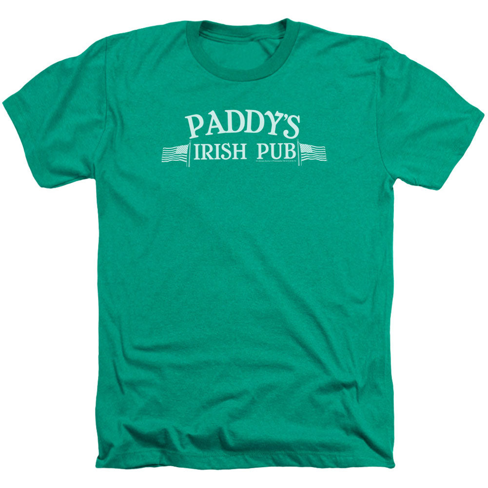Its Always Sunny In Philadelphia Paddys Logo Adult Heather 40% Poly T-shirt