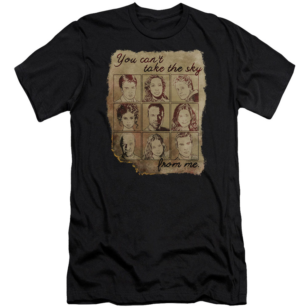 Firefly Burned Poster Adult Slim Fit Slim Fit T-shirt