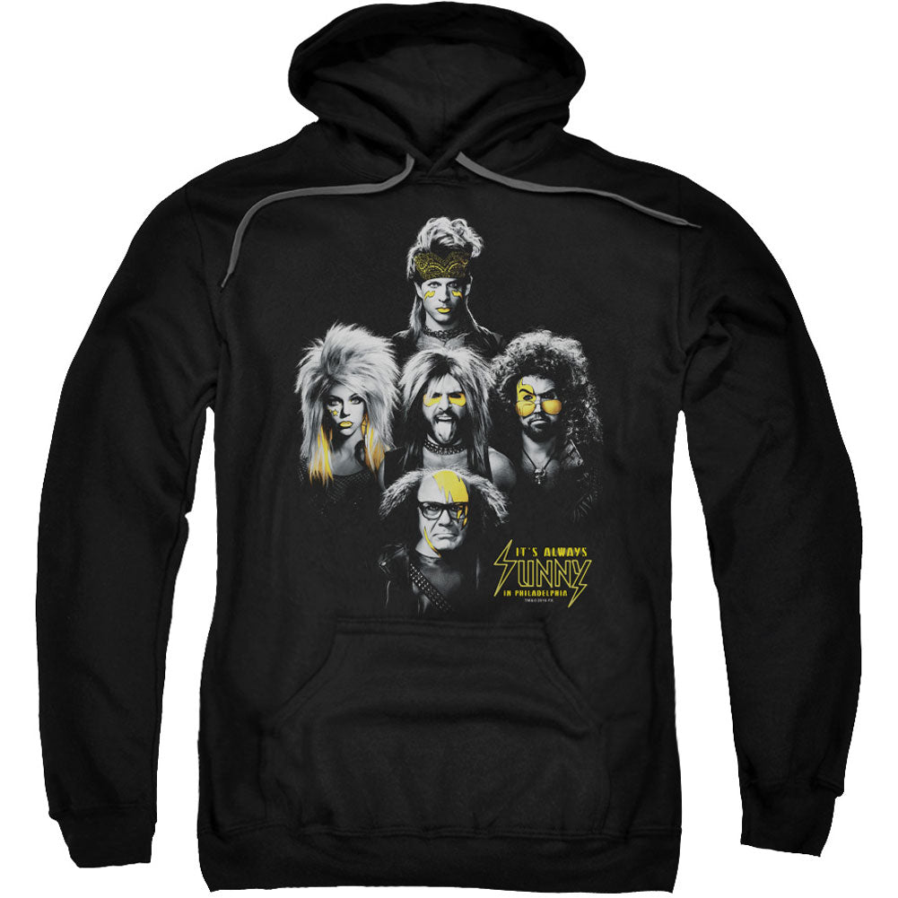 Its Always Sunny In Philadelphia Rocker Heads Adult 25% Poly Hooded Sweatshirt