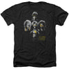 Rocker Heads Adult Heather 40% Poly T-shirt