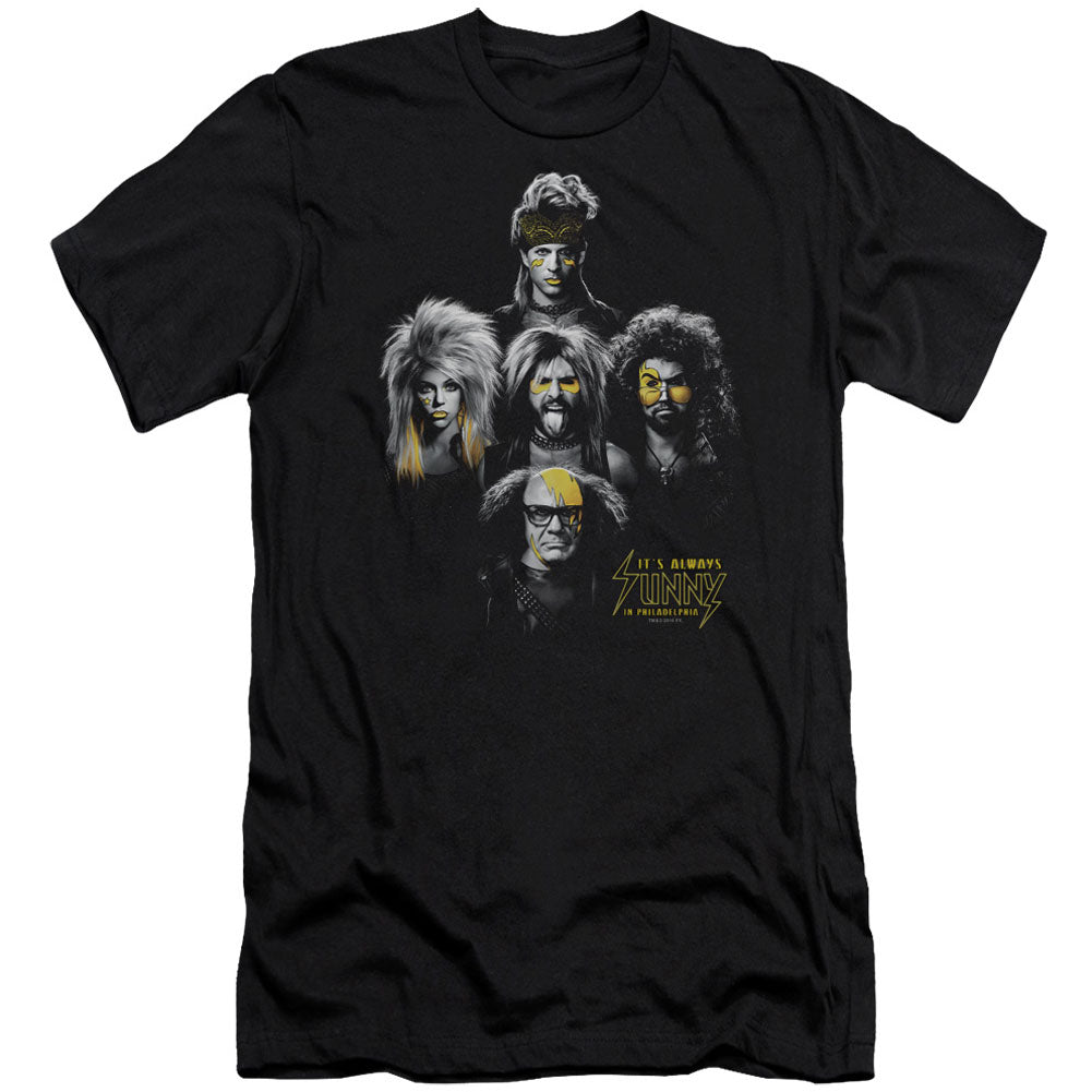 Its Always Sunny In Philadelphia Rocker Heads Adult Slim Fit Slim Fit T-shirt