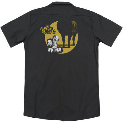 Its Always Sunny In Philadelphia Pile (Back Print) Workshirt