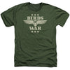 Birds Of War Adult Heather 40% Poly T-shirt