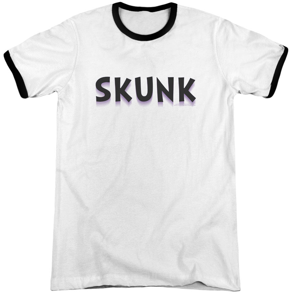 Last Man On Earth Skunk Adult Ringer T-shirt