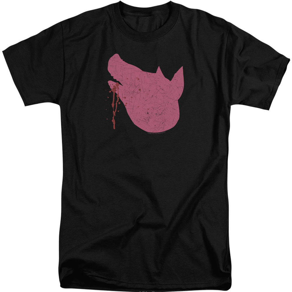 Pig Head Adult Tall T-shirt Tall