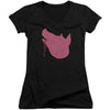 Pig Head V-Neck Junior Top