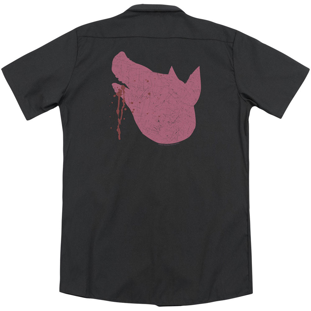 American Horror Story Pig Head (Back Print) Workshirt