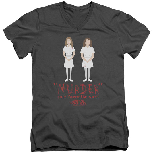 American Horror Story Murder Adult V-Neck Slim Fit T-shirt