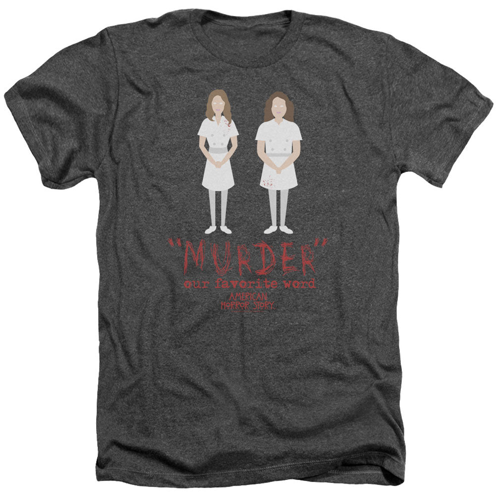 American Horror Story Murder Adult Heather 40% Poly T-shirt