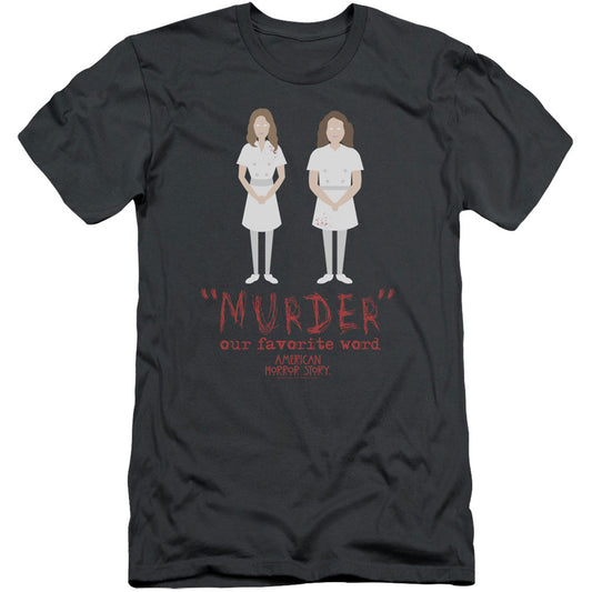 American Horror Story Murder Adult Slim Fit Slim Fit T-shirt