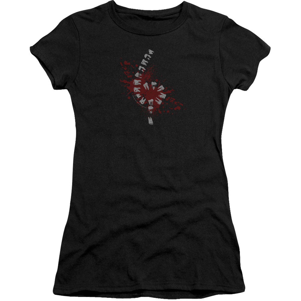 Teeth Cap Sleeve Junior Top