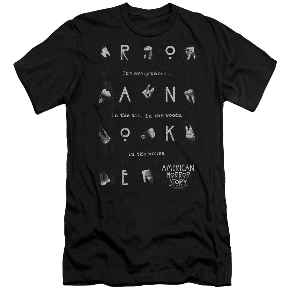 American Horror Story Chatter Box Adult Slim Fit Slim Fit T-shirt