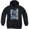 Yautja Skull Youth 50% Poly Hooded Sweatshirt