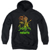 Camo Predator Youth 50% Poly Hooded Sweatshirt