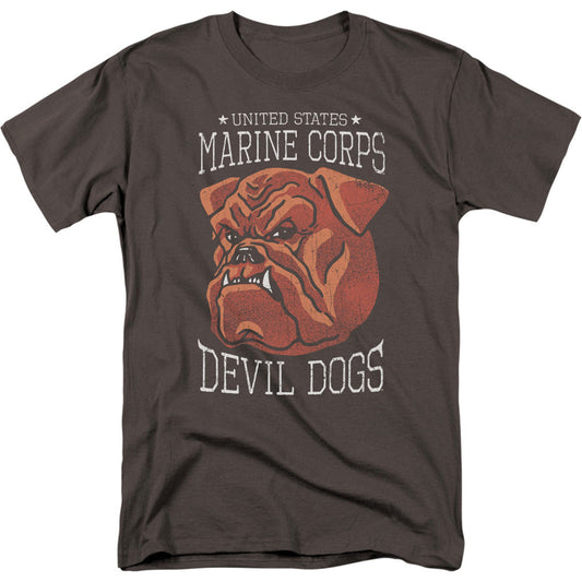 Us Marine Corps Devil Dogs Adult T-shirt