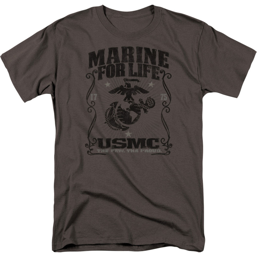 Us Marine Corps For Life Adult T-shirt