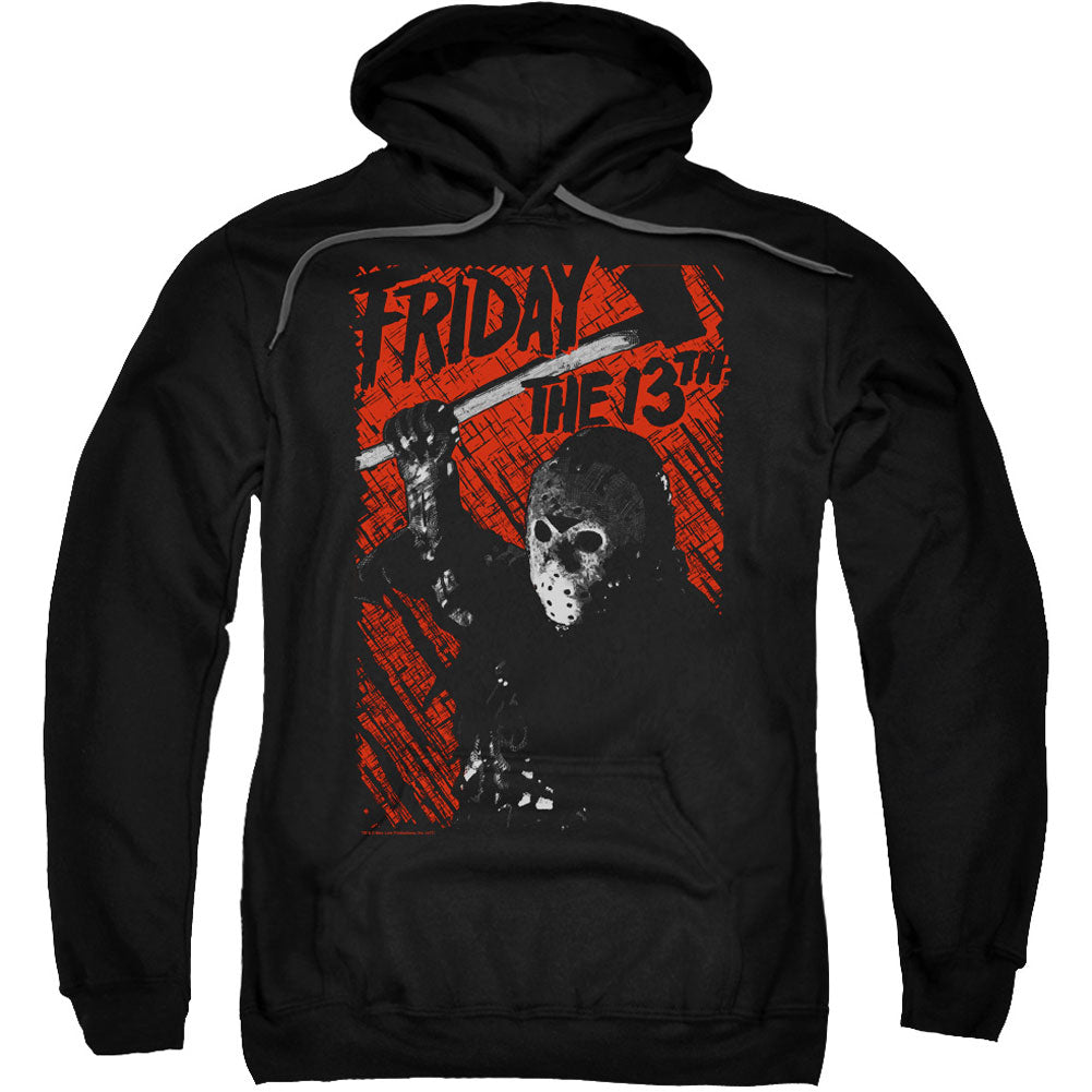 Friday The 13th Jason Lives Adult 25% Poly Hooded Sweatshirt