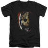 Mask Of Death Adult V-Neck Slim Fit T-shirt